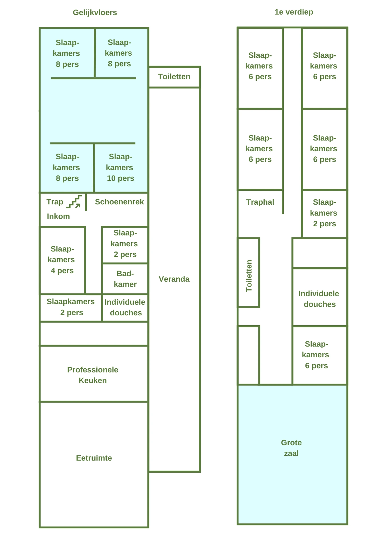 Plattegrond verblijf