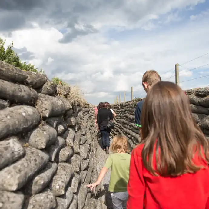 Educatieve uitstap rond WO I en natuur