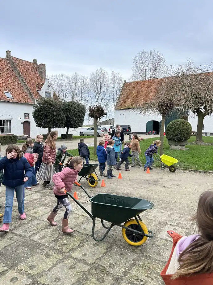 Actieve boerenspelen voor leerlingen